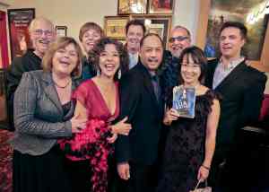 Members of global jazz ensemble Lua Hadar with Twist with their new DVD, Like A Bridge