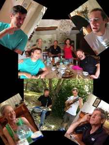 On retreat with theatre company Les Chantiers de L'Inédit. Le Quintanel, France - July 2013